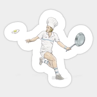 tennis chef Sticker